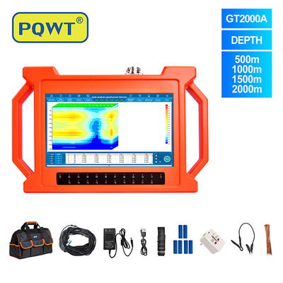 PQWT-GT2000A Подземное глубоководное бурение скважины 2000м 3D Автоматический анализ карты быстрый детектор подземных вод