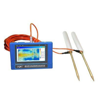 PQWT TC300 Underground Water Detector with 300m Depth LCD Touch Screen and Rechargeable Lithium Battery for Geophysical Survey