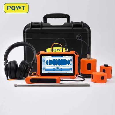 Детектор утечек PQWT-125C с акустическим анализом ИИ и фильтрацией шума для визуализации волновой формы временного домена в водопроводах