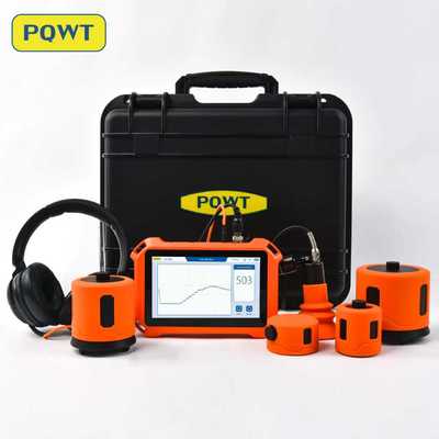 Флагманский детектор утечек PQWT-125E с отображением формы волны в реальном времени, фильтрацией шума и интеллектуальным анализом краев для водопроводных труб